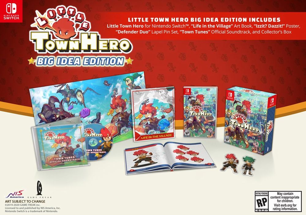 Little Town Hero retail NSW e PS4 Little Town Hero retail NSW e PS4